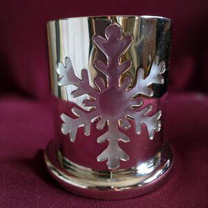 Holiday Snowflake Tealight Candle Holder.